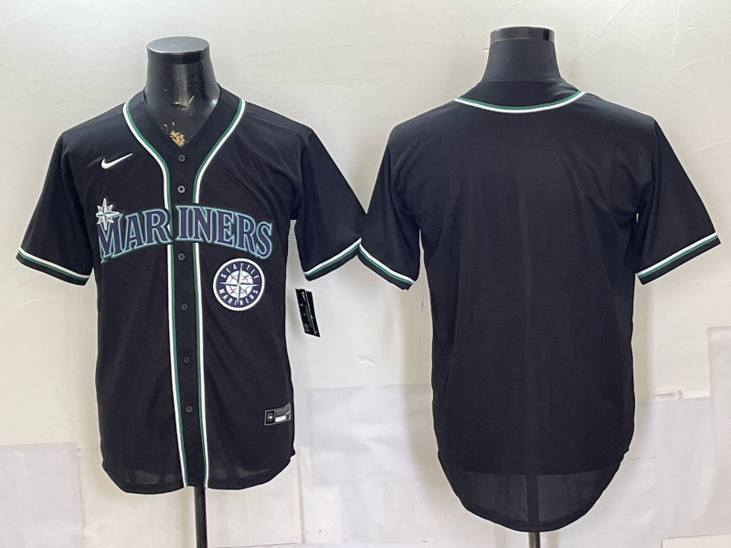 Men 2026 Seattle Mariners blank black Nike MLB Jersey 08010015->seattle mariners->MLB Jersey